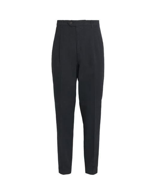 Eleventy Black Tapered Trousers for men