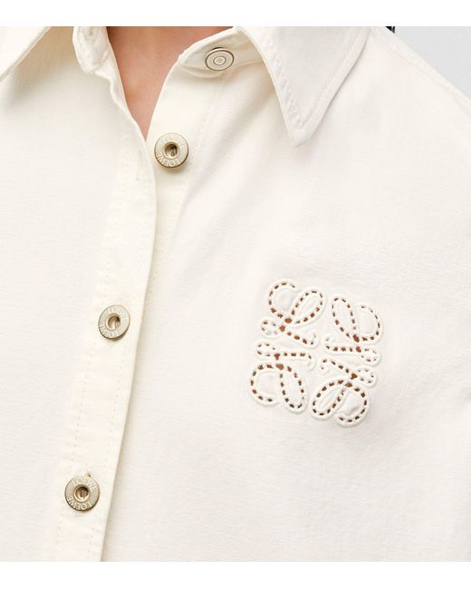 Loewe White X Paula's Ibiza Trapeze Shirt