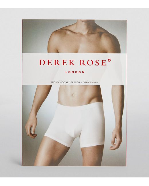Derek Rose Black Micro Modal Alex Trunks for men
