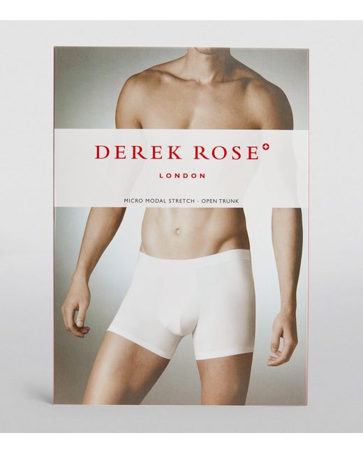 Derek Rose Black Micro Modal Alex Trunks for men