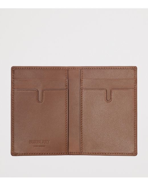Burberry Natural Check Folding Card Holder for men