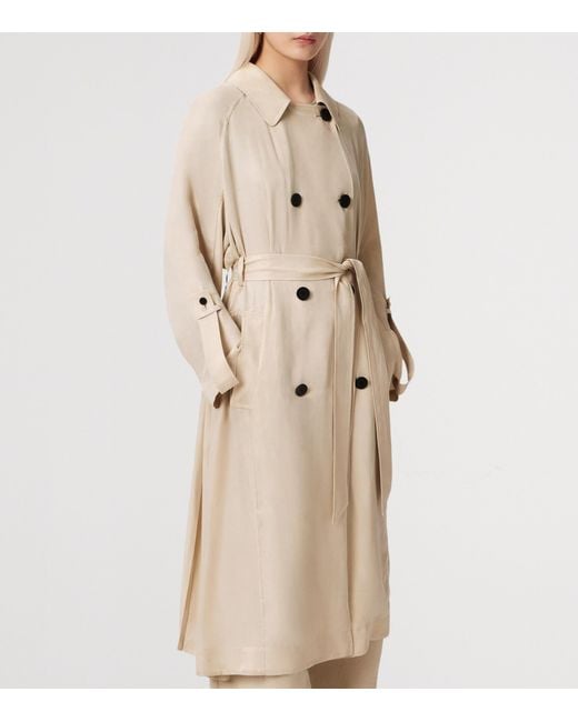 AllSaints Natural Lizie Trench Coat