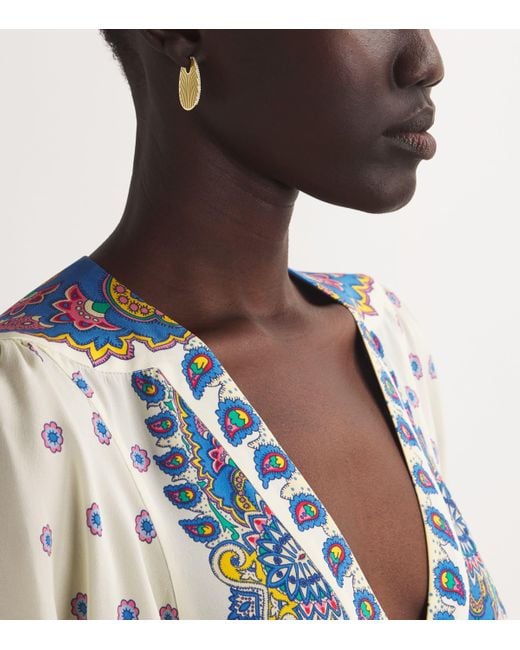 L'Atelier Nawbar Metallic And Diamond Cosmic Rays Earrings