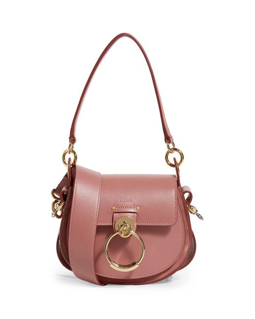 Chloé Pink Small Leather Tess Bag