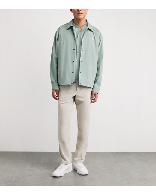 J.Lindeberg Green Dex Coach Overshirt for men