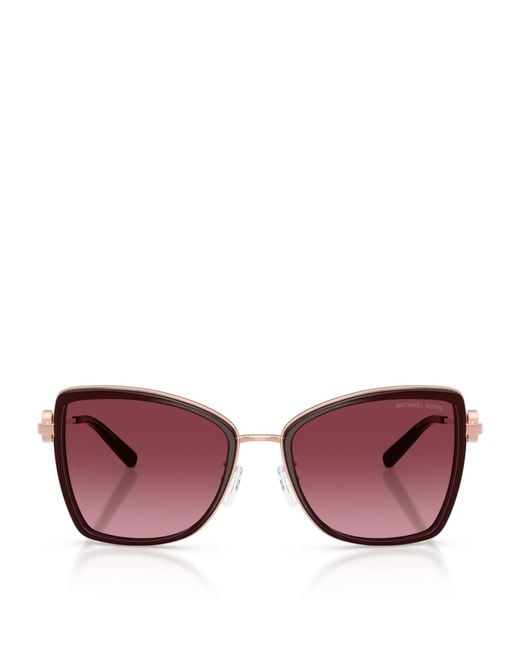 Michael Kors Purple Corsica Butterfly Sunglasses