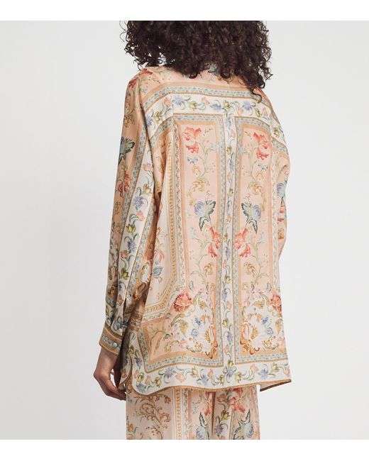 Zimmermann Natural Silk Roselight Shirt
