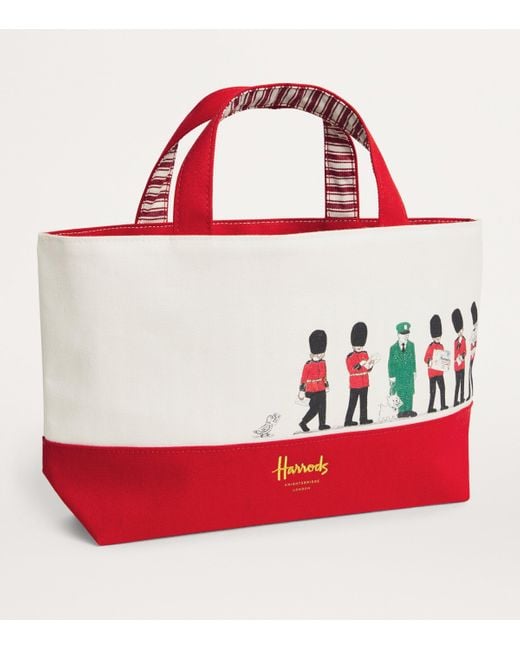 Harrods Red Post Box Tote Bag