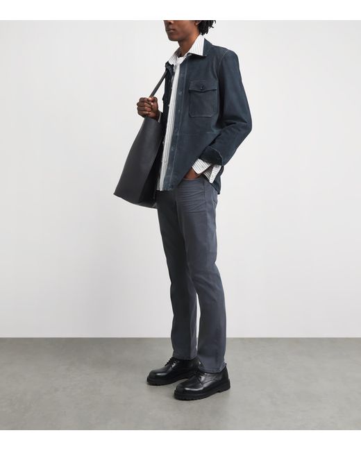 PAIGE Blue Federal Slim-Straight Jeans for men