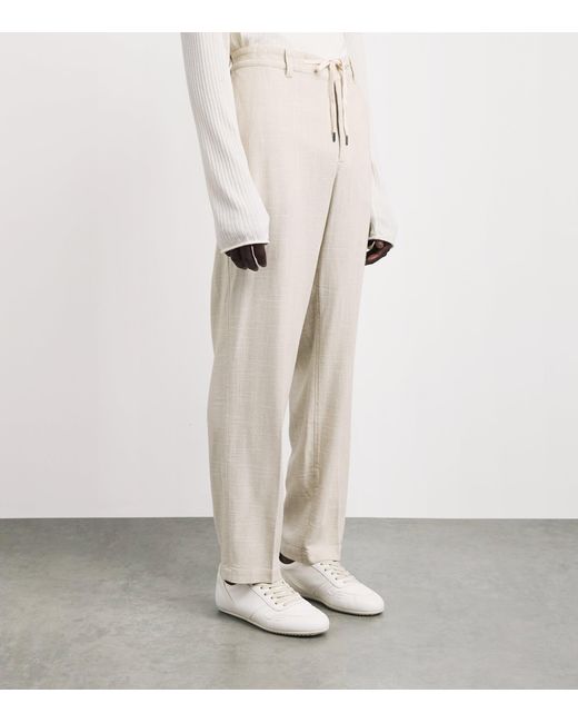 PAIGE Natural Woven Tiano Trousers for men