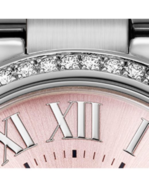 Cartier Stainless Steel And Diamond Ballon Bleu De Watch in Metallic