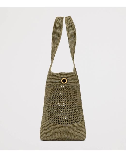 Saint Laurent Green Medium Icare Tote Bag