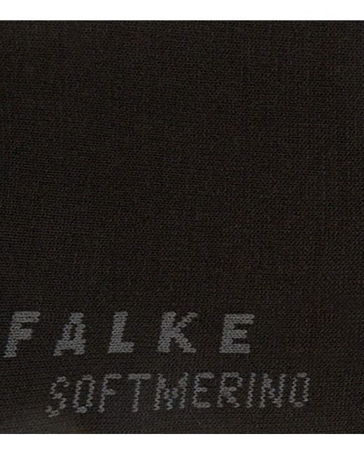 Falke Black Softmerino Socks