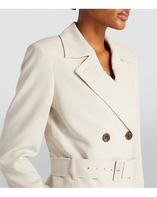 Theory Natural Belted Double-breasted Blazer