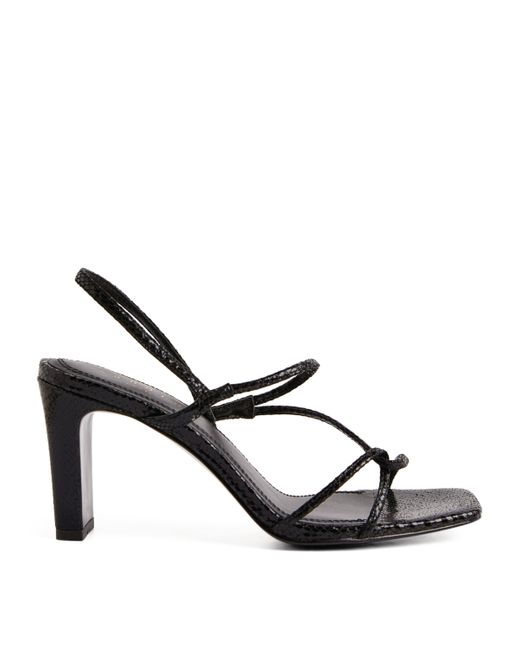 Sandro Metallic Leather Strappy Sandals 70