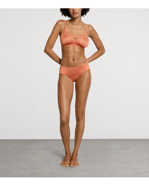 Hanro Pink Cira Midi Briefs