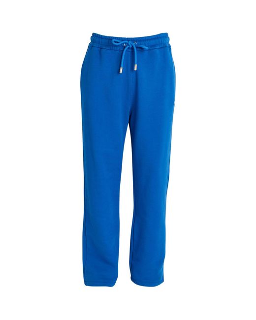 Off-White c/o Virgil Abloh Blue Cotton Diagonals Sweatpants for men