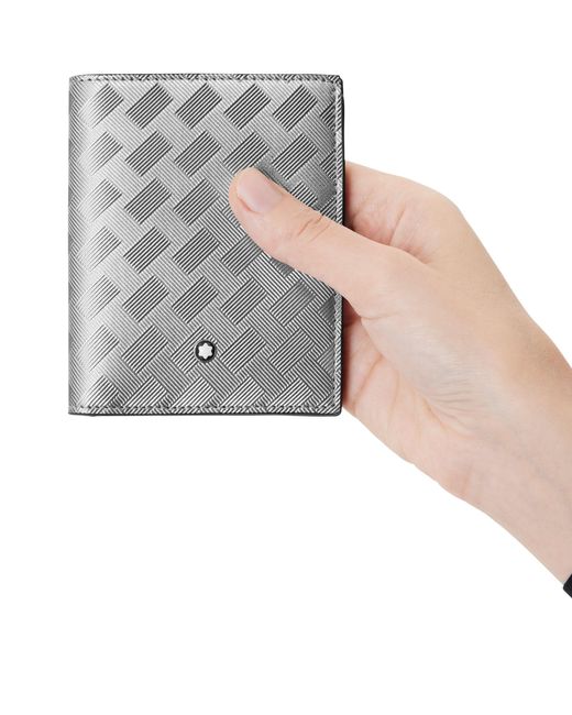 Montblanc Gray Leather Extreme 3.0 Compact Wallet