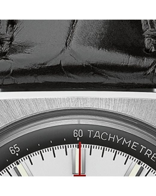 Zenith Gray Stainless Steel Chronomaster El Primero Revival Watch 37mm