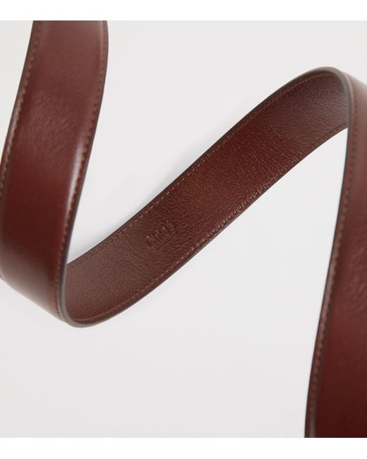 Chloé Brown Calfskin Iconic Belt