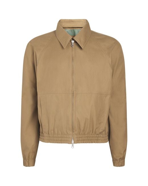 Dries Van Noten Natural Twill Bomber Jacket for men