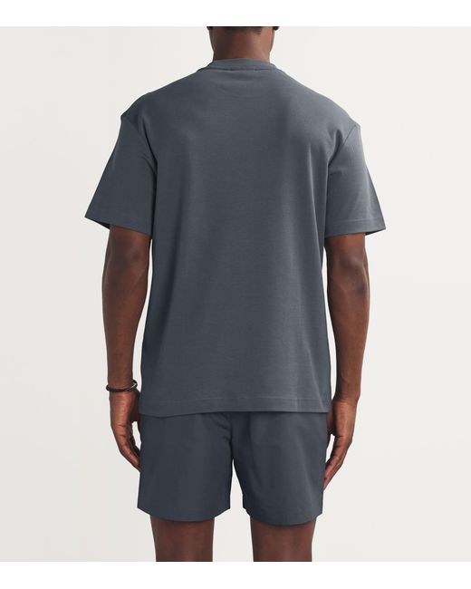 Calvin Klein Gray Cotton Nano Logo T-shirt for men