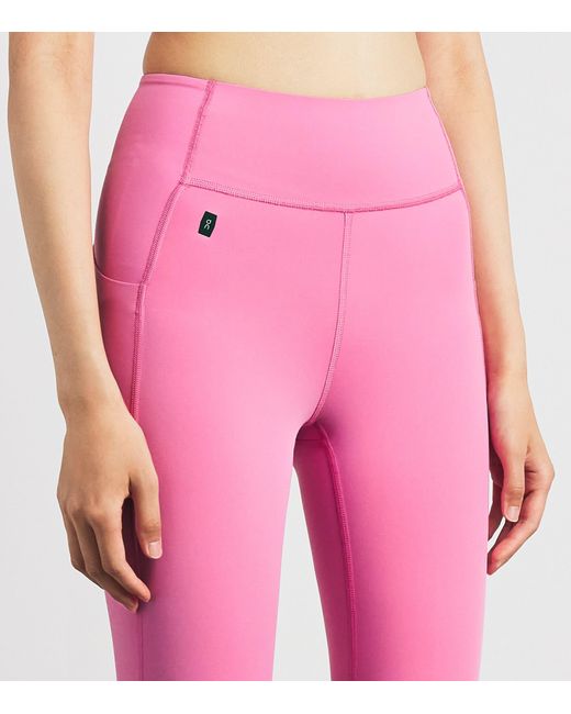 On Shoes Pink Train Leggings