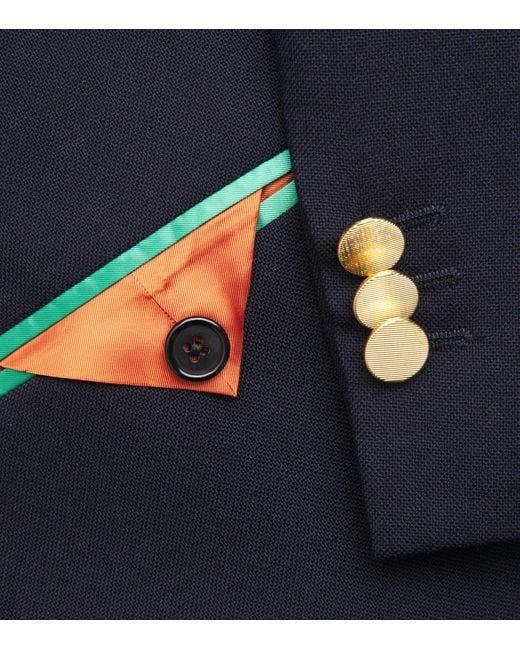 Paul Smith Blue Wool Blazer for men