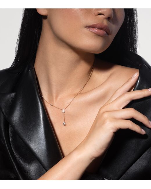 Messika Natural My Twin And Diamond Pendant Necklace