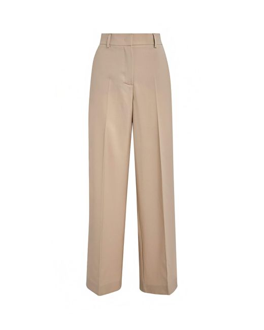 Weekend by Maxmara Natural Virgin Wool Tailored Trousers