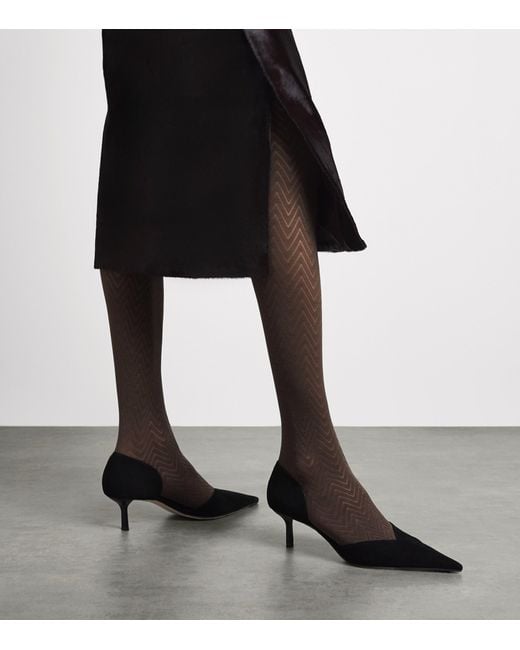 Falke White Chevron 50 Tights