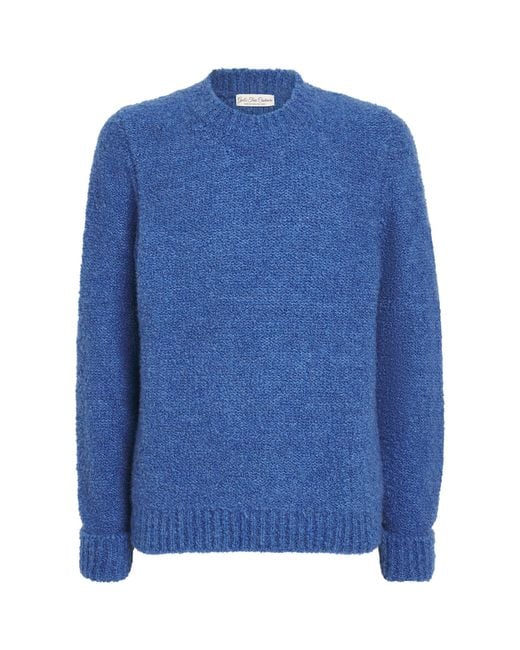 God's True Cashmere Blue Cashmere Cloud Sweater