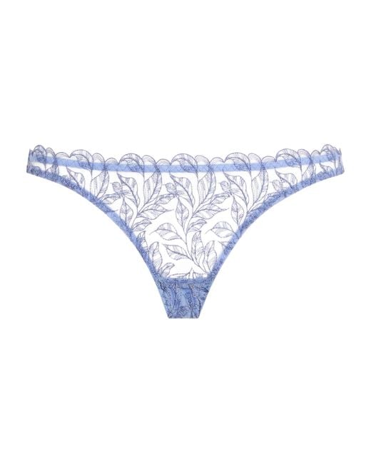 Coco De Mer Blue Elandra Thong