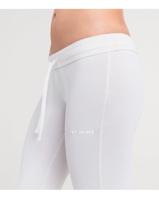 NikeSKIMS White Airy Straight Sweatpants
