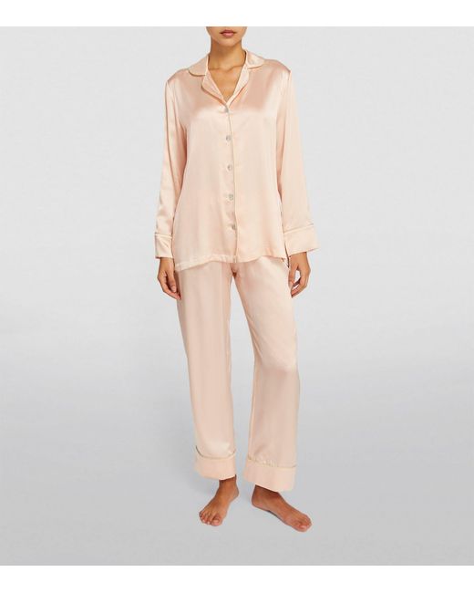 Gilda & Pearl Natural Silk Dressing Room Pyjama Set