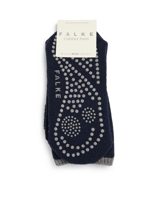 Falke Blue Cuddle Pad Socks