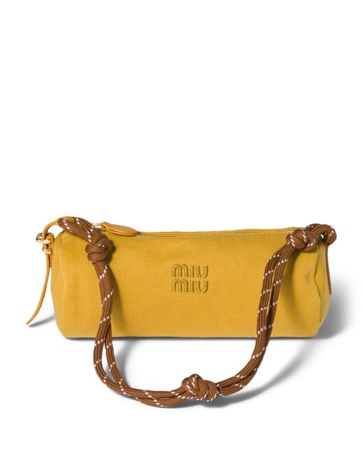 Miu Miu Natural Gabardine Pouch