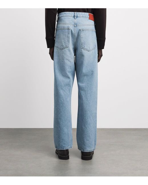 Studio Nicholson Blue Riso Straight Jeans for men