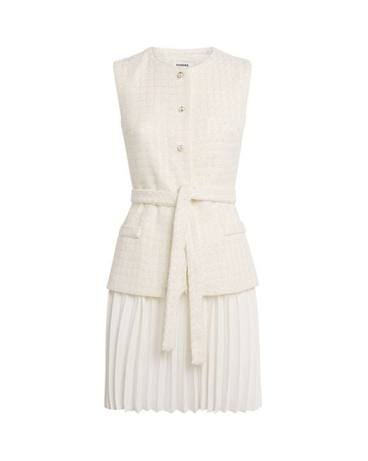 jacquemus beige dress WW40003] Sandro