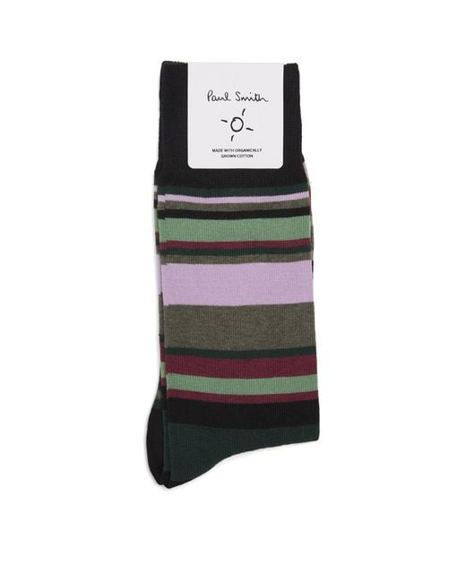 Paul Smith Black Stripe Socks for men