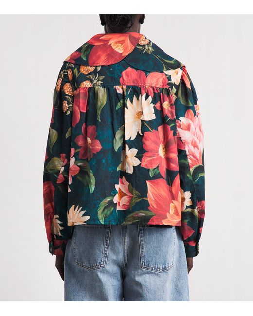 Barbour Red X Farm Rio Cotton Floral Jacket