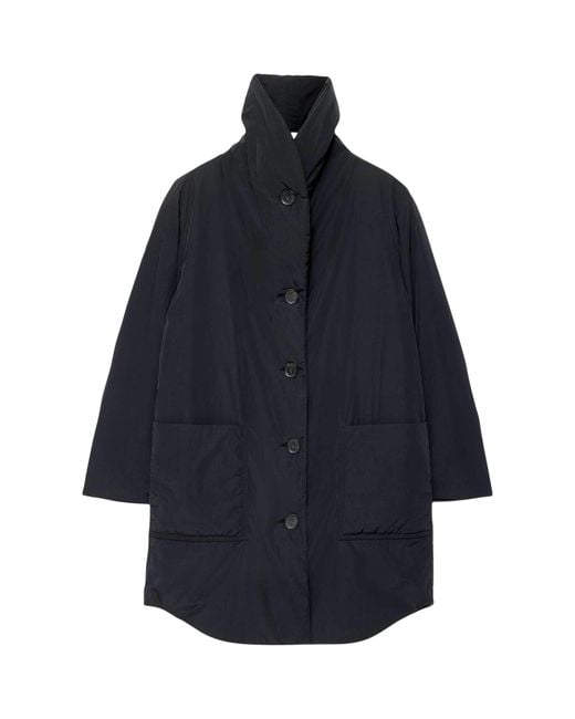 AllSaints Blue Darcie Puffer Jacket