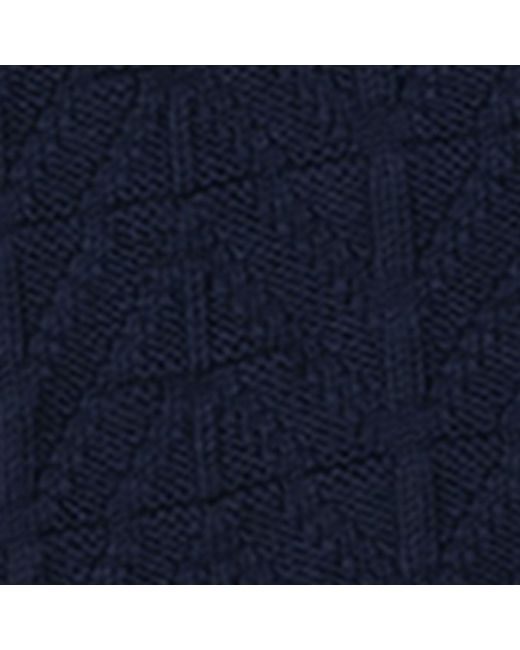 Aeron Blue Collared Baker Sweater