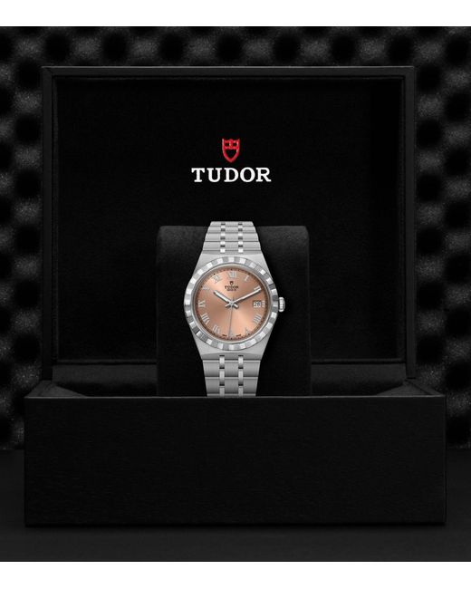 Tudor Gray Day Date Stainless Steel Watch 38mm