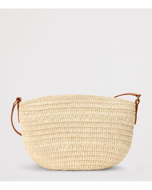 Loewe Natural X Paula's Ibiza Raffia Eclipse Pochette