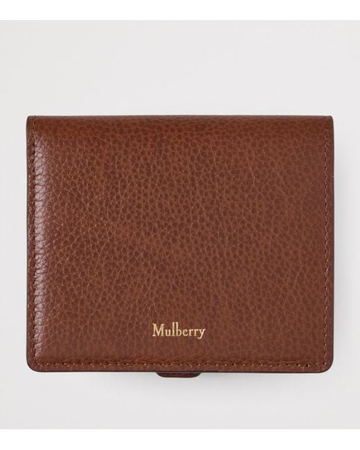 Mulberry Brown Roxanne Wallet Oak