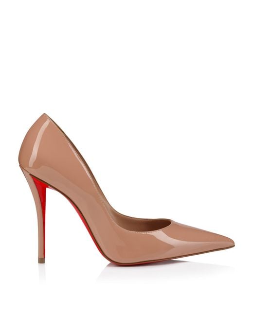 Christian Louboutin Pink Miss Z Patent Leather Pumps 100