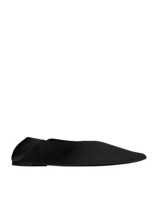 Saint Laurent Black Nour Ballet Flats