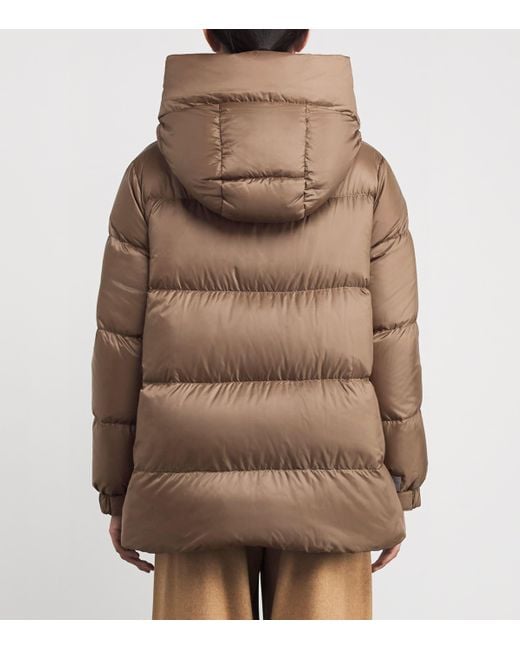 Max Mara Brown The Cube Quilted Jacket
