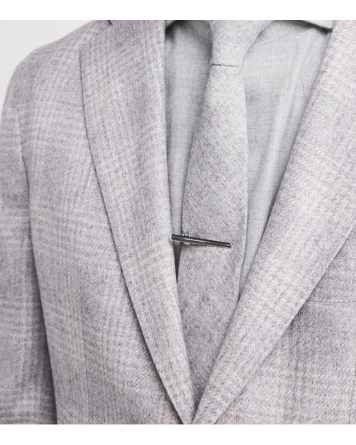 Tateossian Metallic Sterling Tie Clip for men